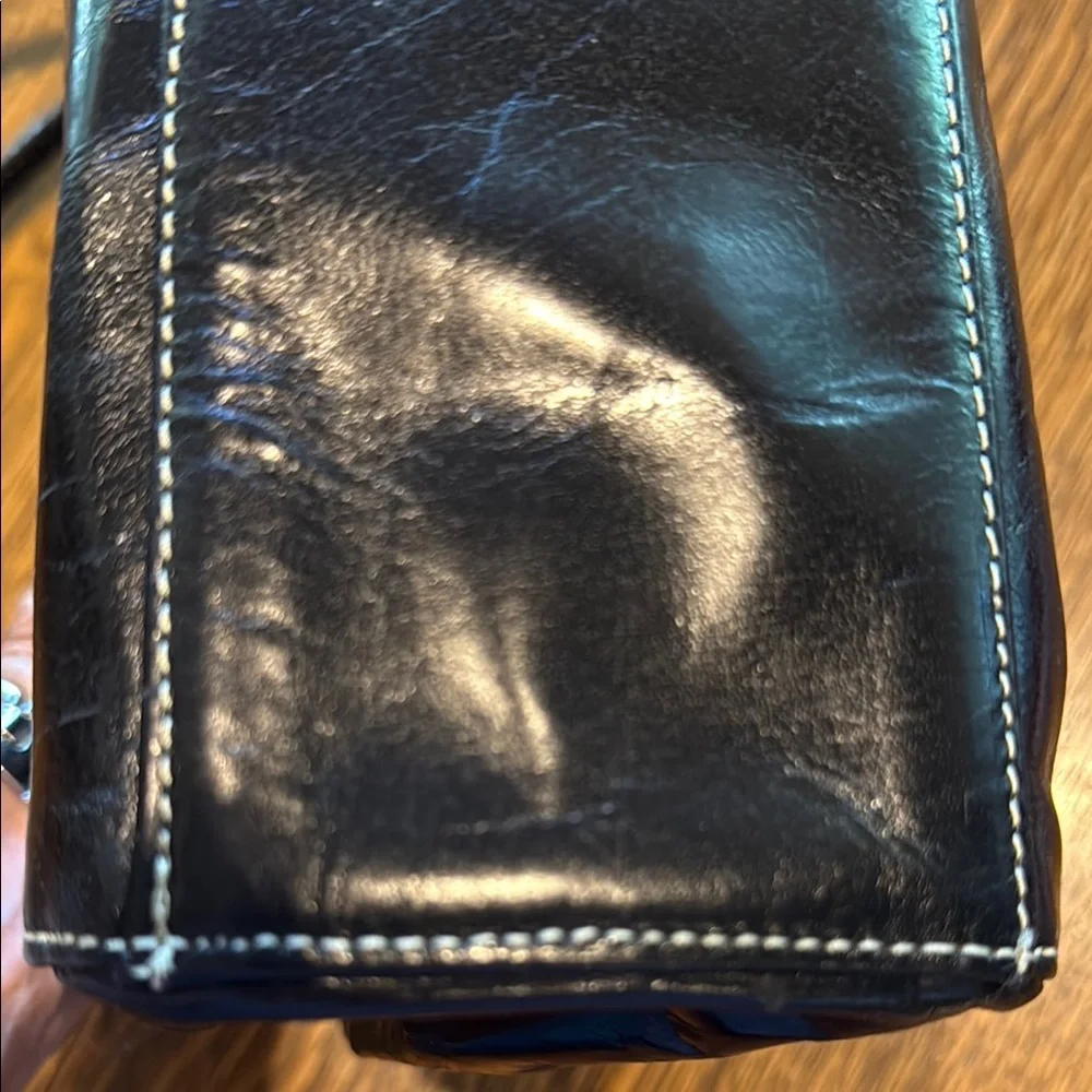 HELEN WELSH Black Leather Handbag - Picture 5 of 7